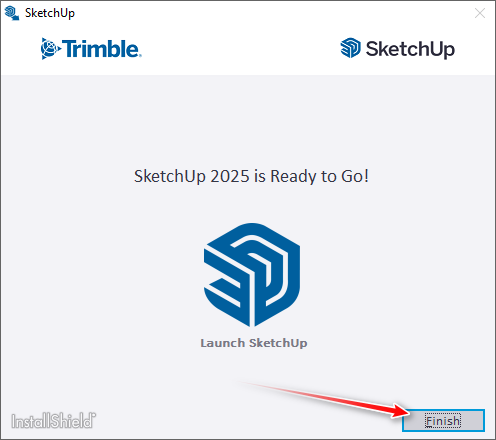6 - SketchUp Pro 2025 selesai diinstal