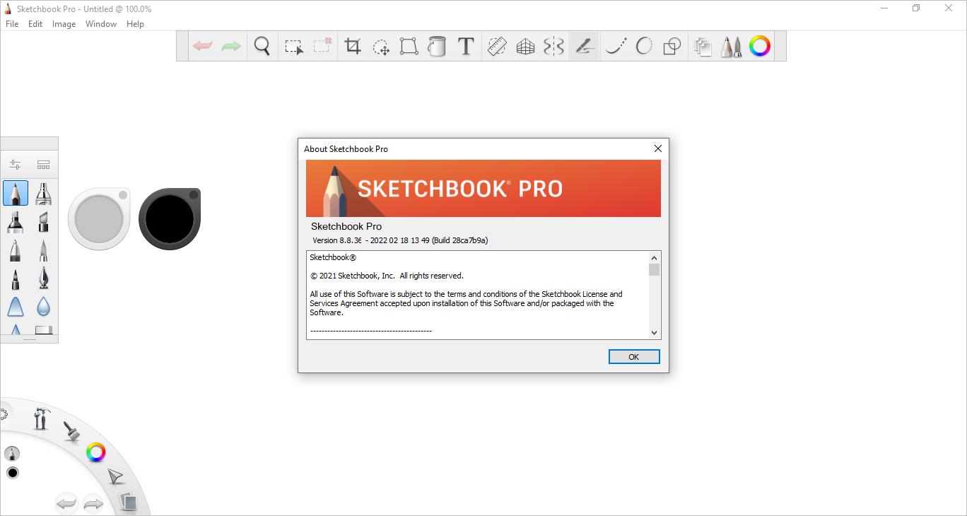 7 - SketchBook Pro sudah teraktivasi