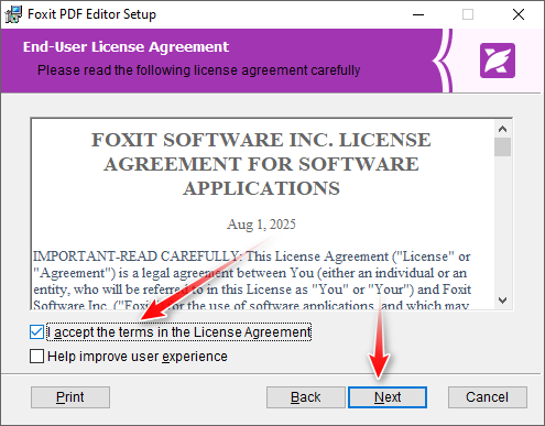 Cara Install Foxit PDF Editor Pro