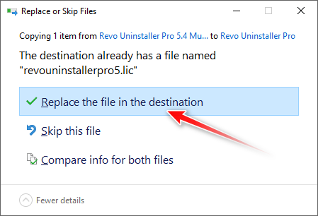 tindih file nan ada dengan file nan disalin