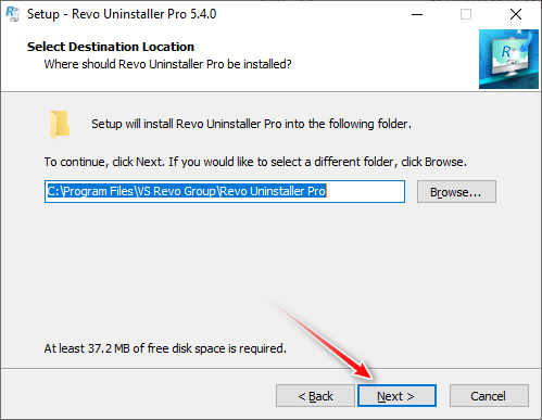 folder instalasi Revo Uninstaller Pro