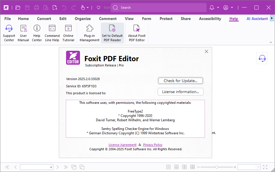 Foxit PDF Editor Pro sukses diaktivasi
