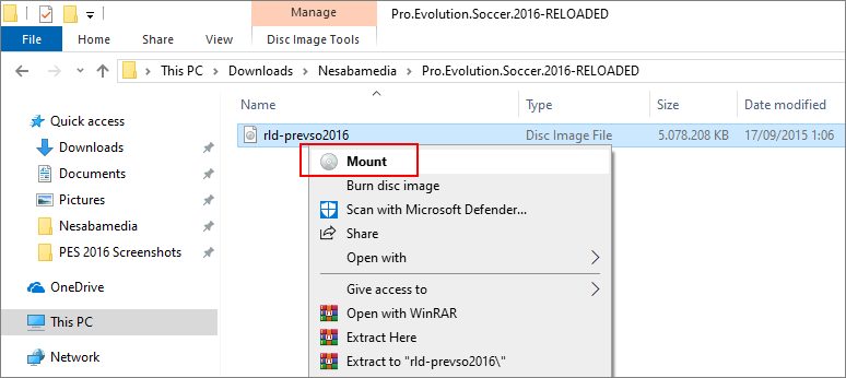 mount rld-prevso2016