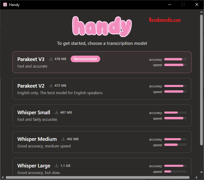 Download Handy STT